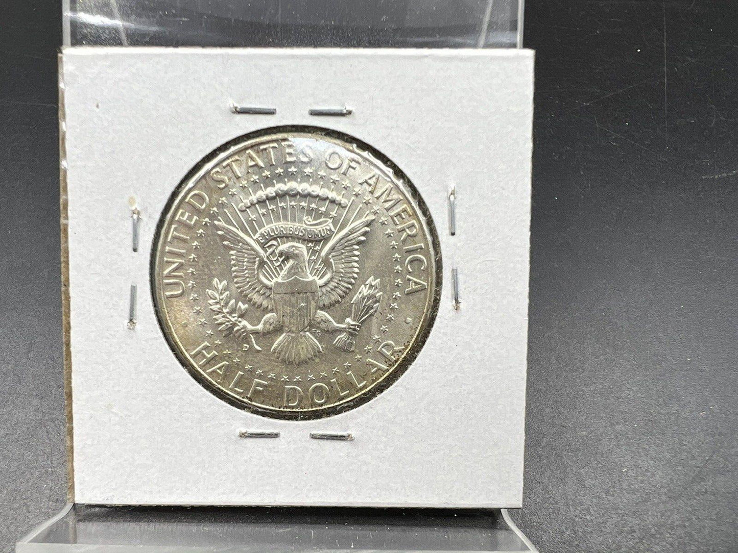 1964 D 50C Kennedy Half Dollar Coin BU UNC DDO Double Die OBV FS-103 Toned