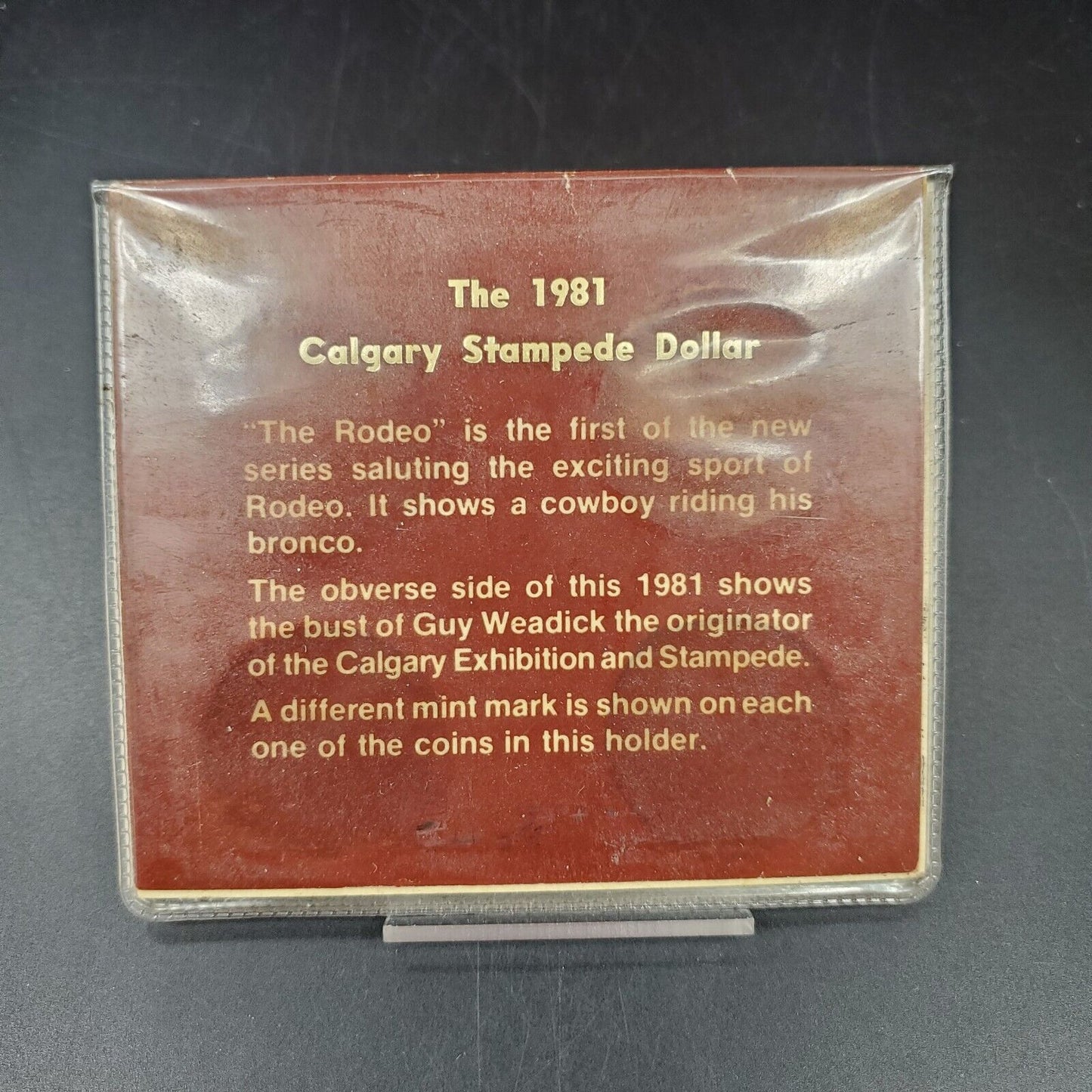1981 Calgary Stampede Souvenir Dollar The Four Mint Mark Coin Set