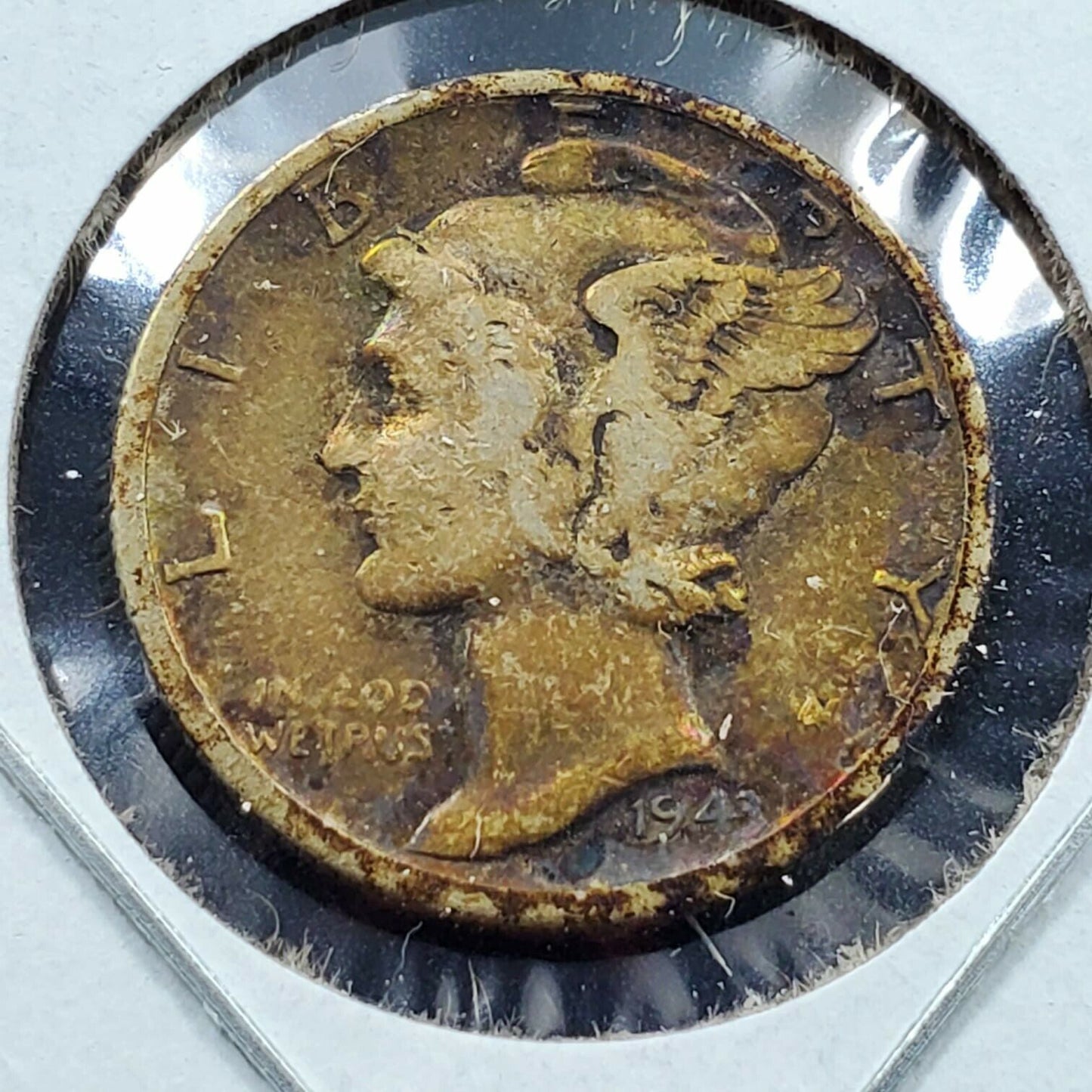 1943 S Mercury Dime Coin Circulated Neat Toning Combo Ship Discounts Robinsons