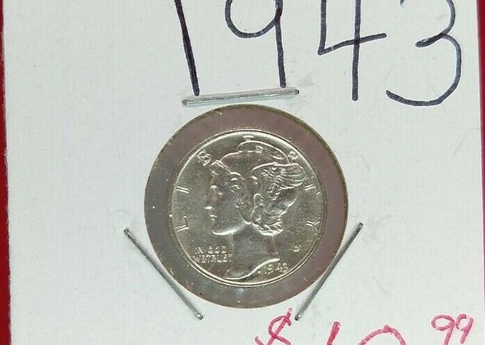 1943 P Mercury Dime Coin Choice UNC Uncirculated Combo Ship Discounts Robinsons