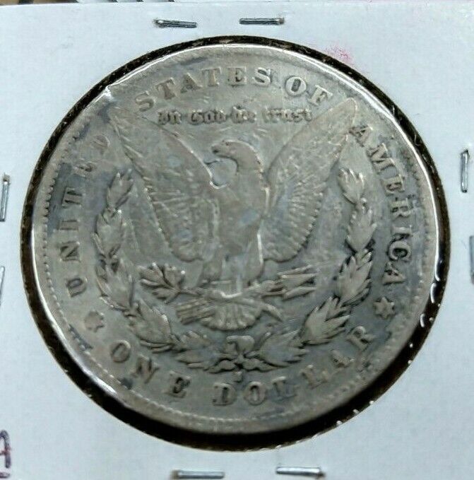1878 S Morgan Silver Dollar Coin Average Circulated First Year of Issue San Fran