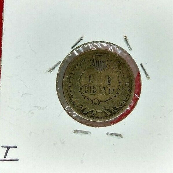 1862 P 1c Copper Nickel Indian Small Cent Penny CHOICE VG VERY GOOD / FINE CIRC