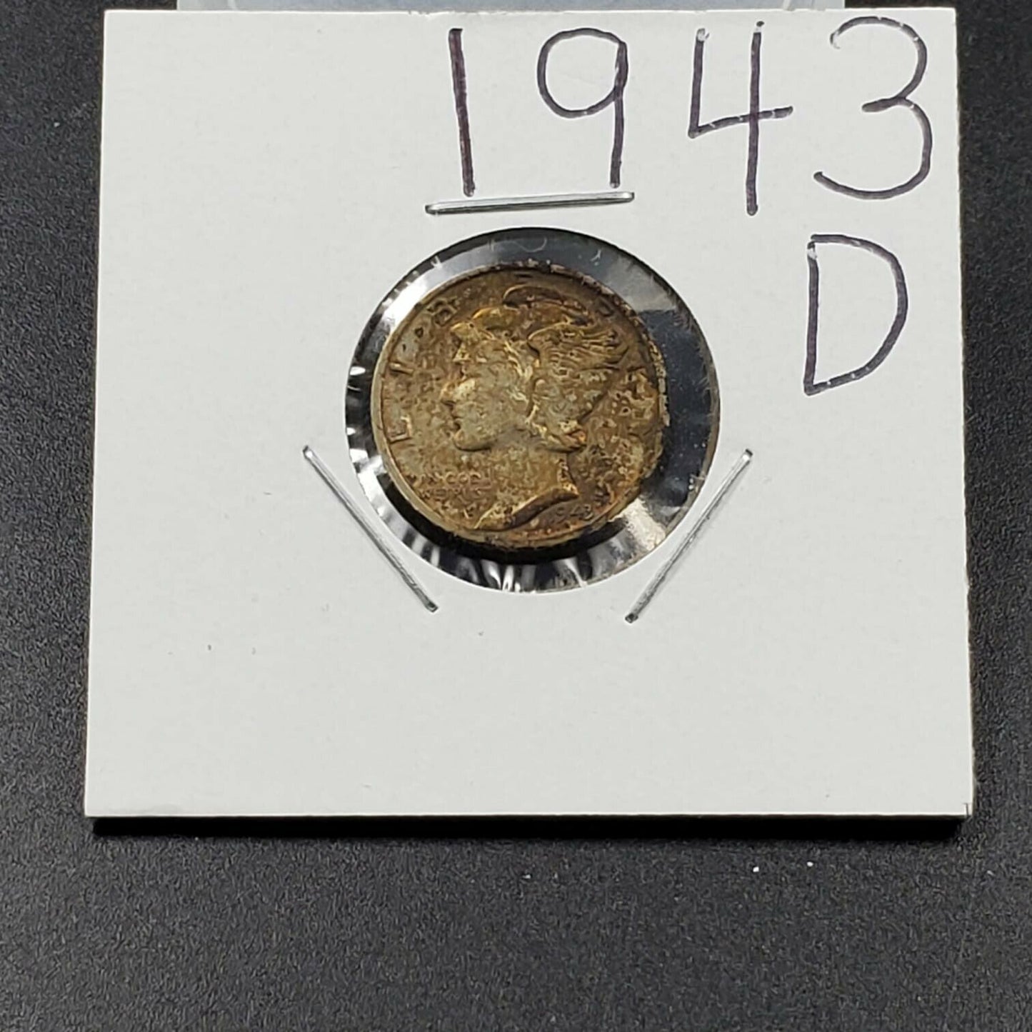 1943 D Mercury Dime Coin Circulated Neat Toning Combo Ship Discounts Robinsons