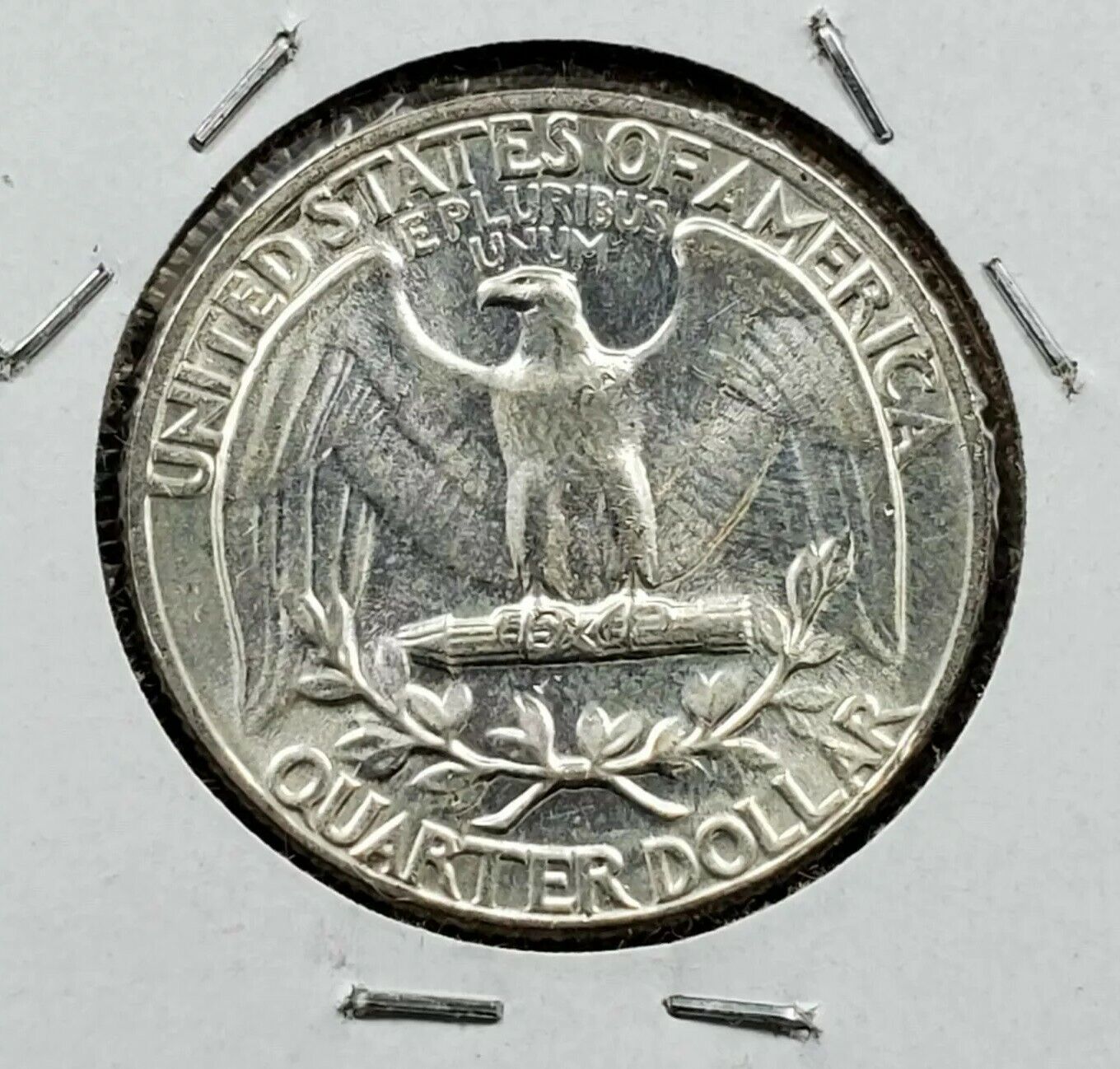 1964 P 25C Washington Quarter Silver Coin Choice BU Uncirculated Neat Toning