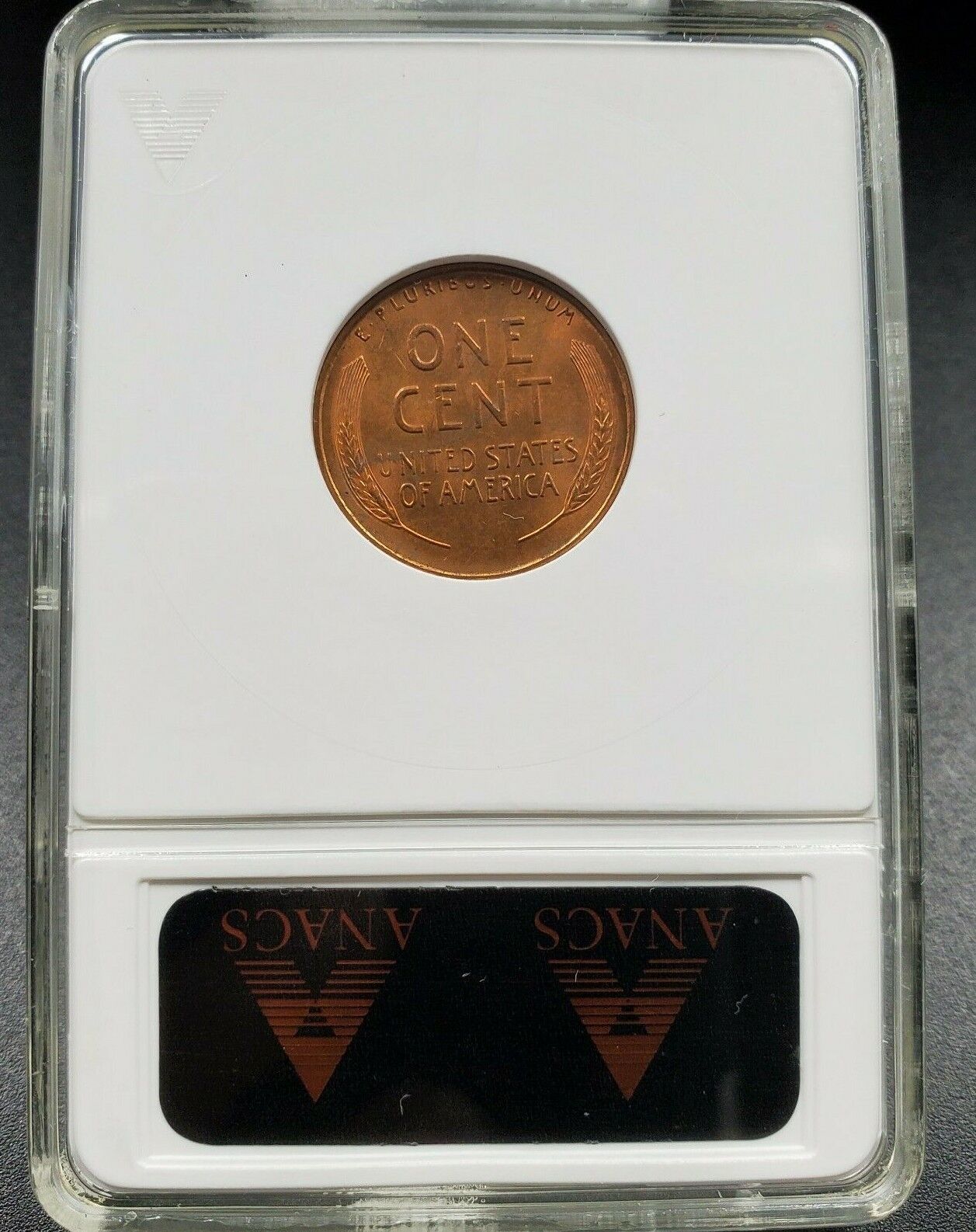 1947 S Lincoln Wheat Cent Penny RPM MS64 Red ANACS Breen-2186 Sans Serif S