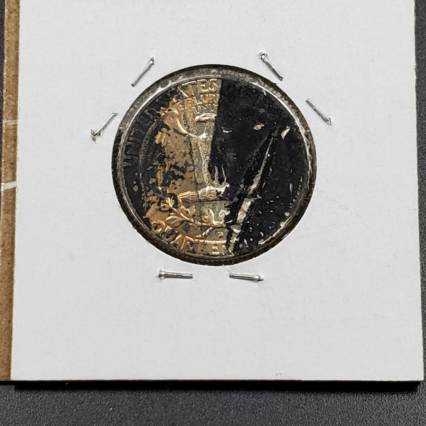 1964 D 25C Washington Quarter Silver Coin Circulated Neat Toning