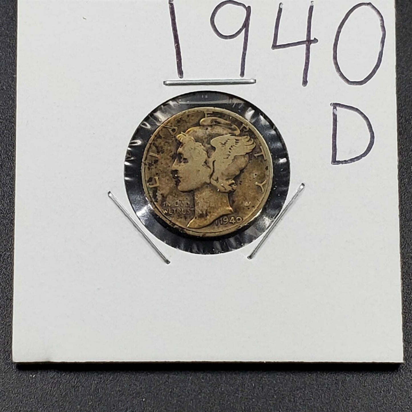 1940 D Mercury Dime Coin Circulated Neat Toning Combo Ship Discounts Robinsons