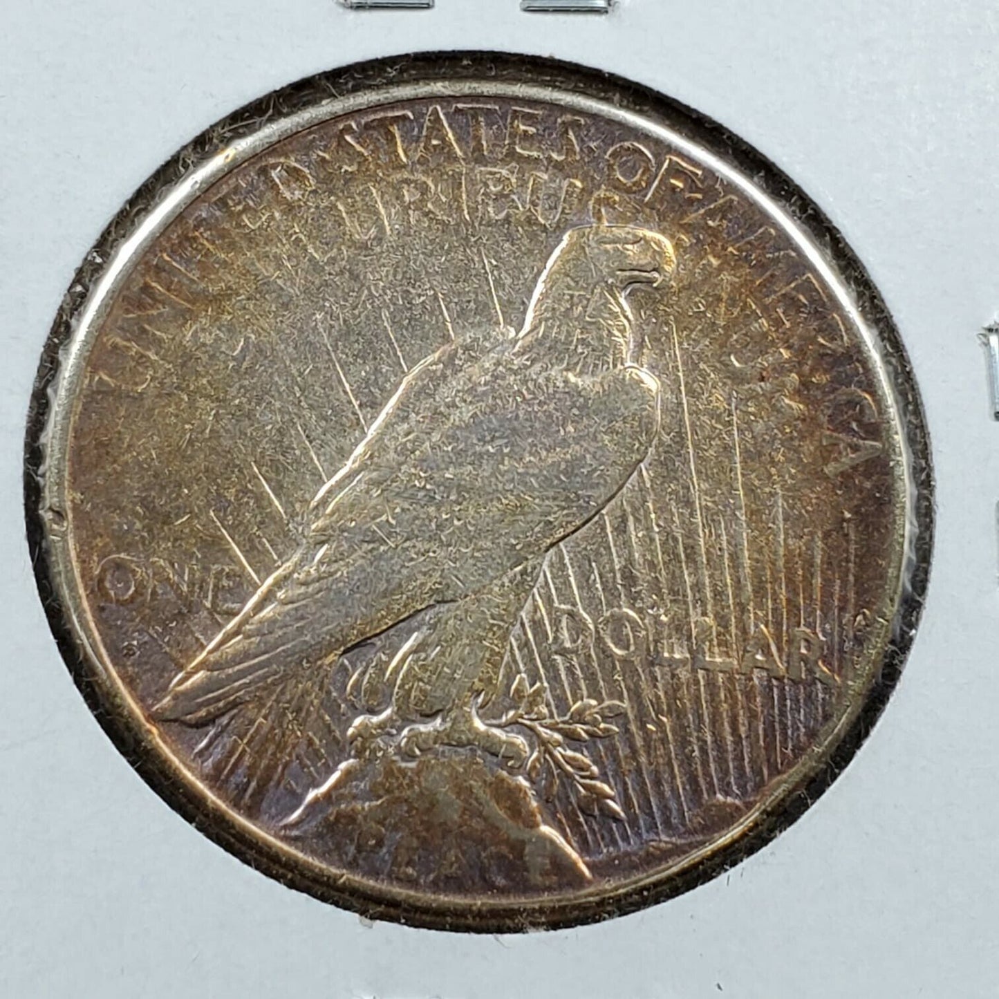 1926 S Peace 90% Silver Eagle Dollar Coin AU About UNC Circulated Neat Toning