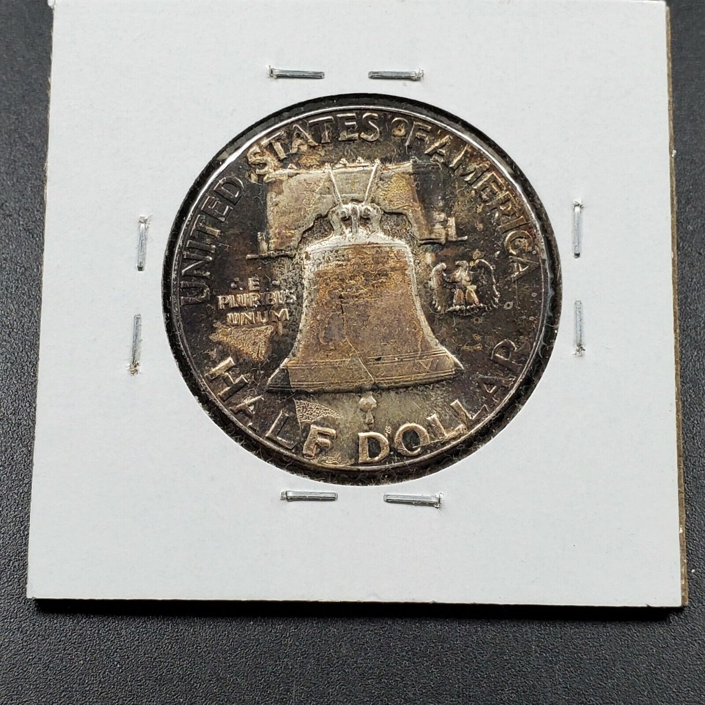 1955 P Franklin Half Dollar Choice BU Bugs Bunny Breen-5240 FS-401 Variety Toner