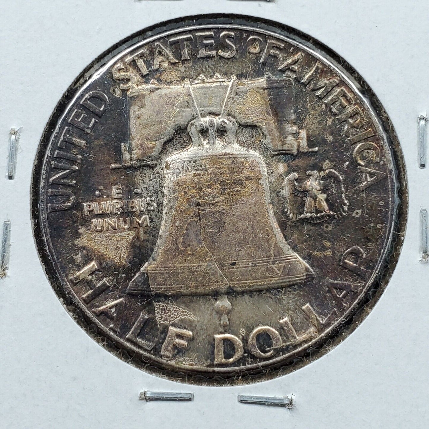 1955 P Franklin Half Dollar Choice BU Bugs Bunny Breen-5240 FS-401 Variety Toner