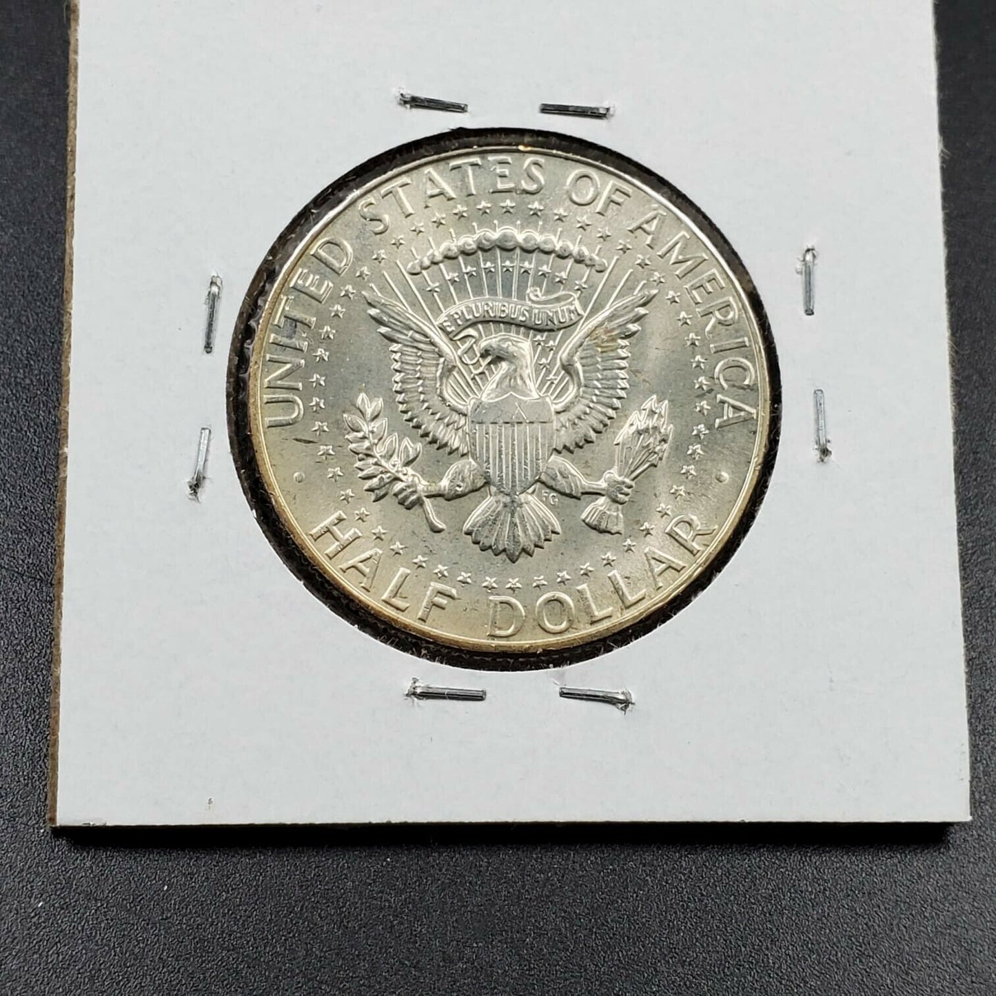 1968 D Kennedy 40% Silver Half Dollar Coin Choice BU Very Nice Toning Toner