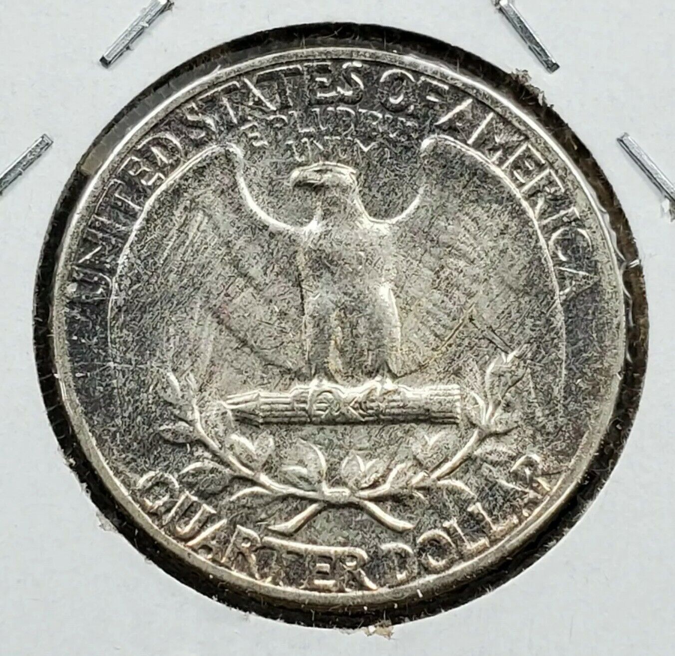 1954 P 25C Washington Quarter Silver Coin XF / AU Circulated Neat Toning