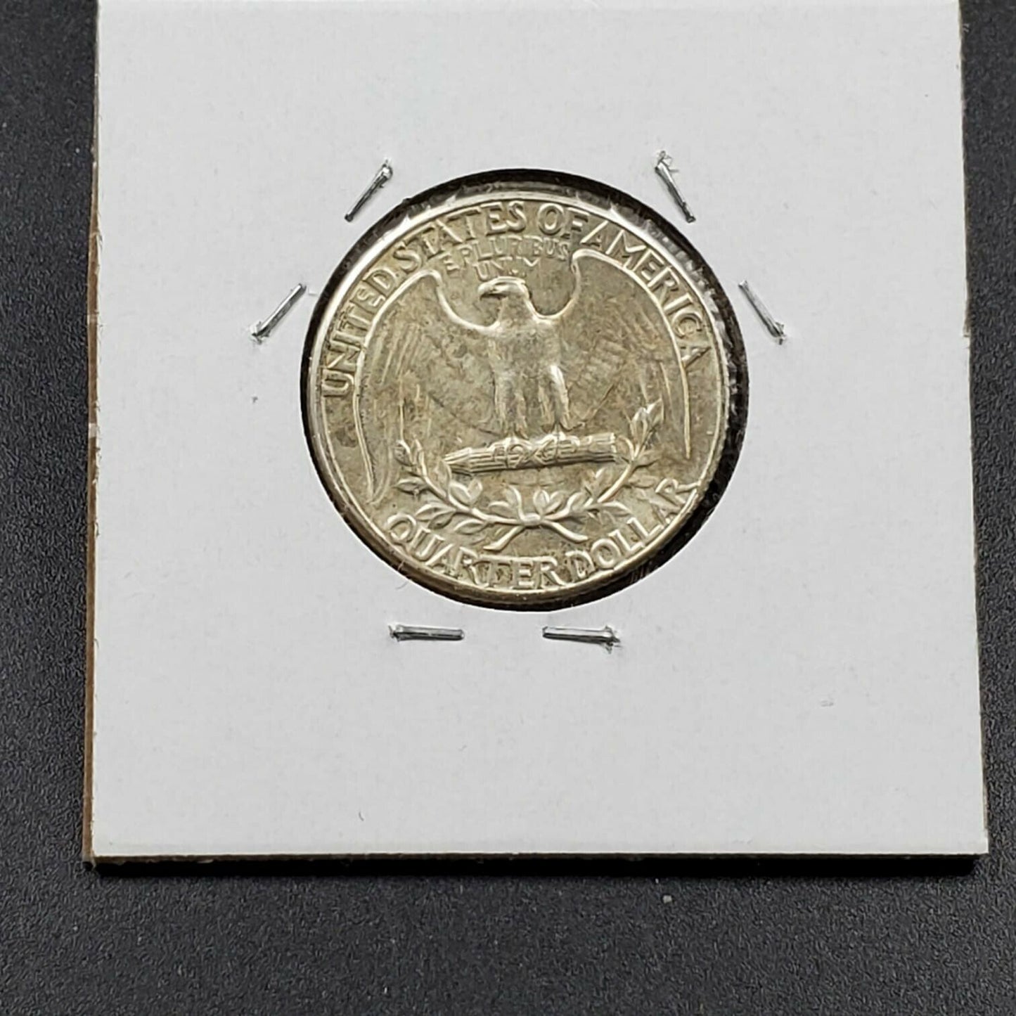 1963 P 25C Washington Quarter Silver Coin Choice AU About UNC Neat Toning