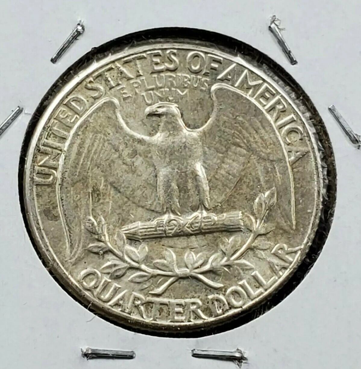 1963 P 25C Washington Quarter Silver Coin Choice AU About UNC Neat Toning