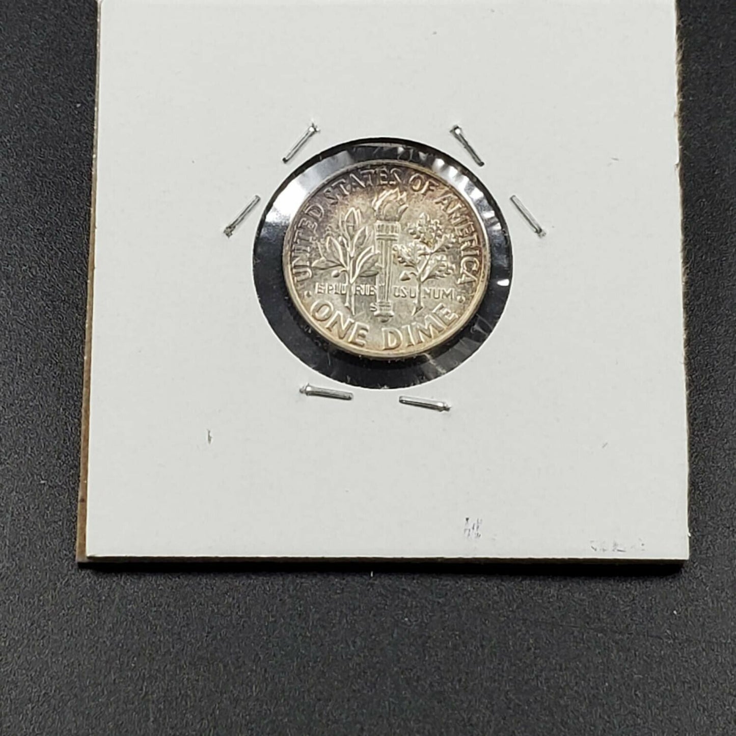 1946 S Roosevelt Silver Dime CH BU Uncirculated Neat Toning Toner