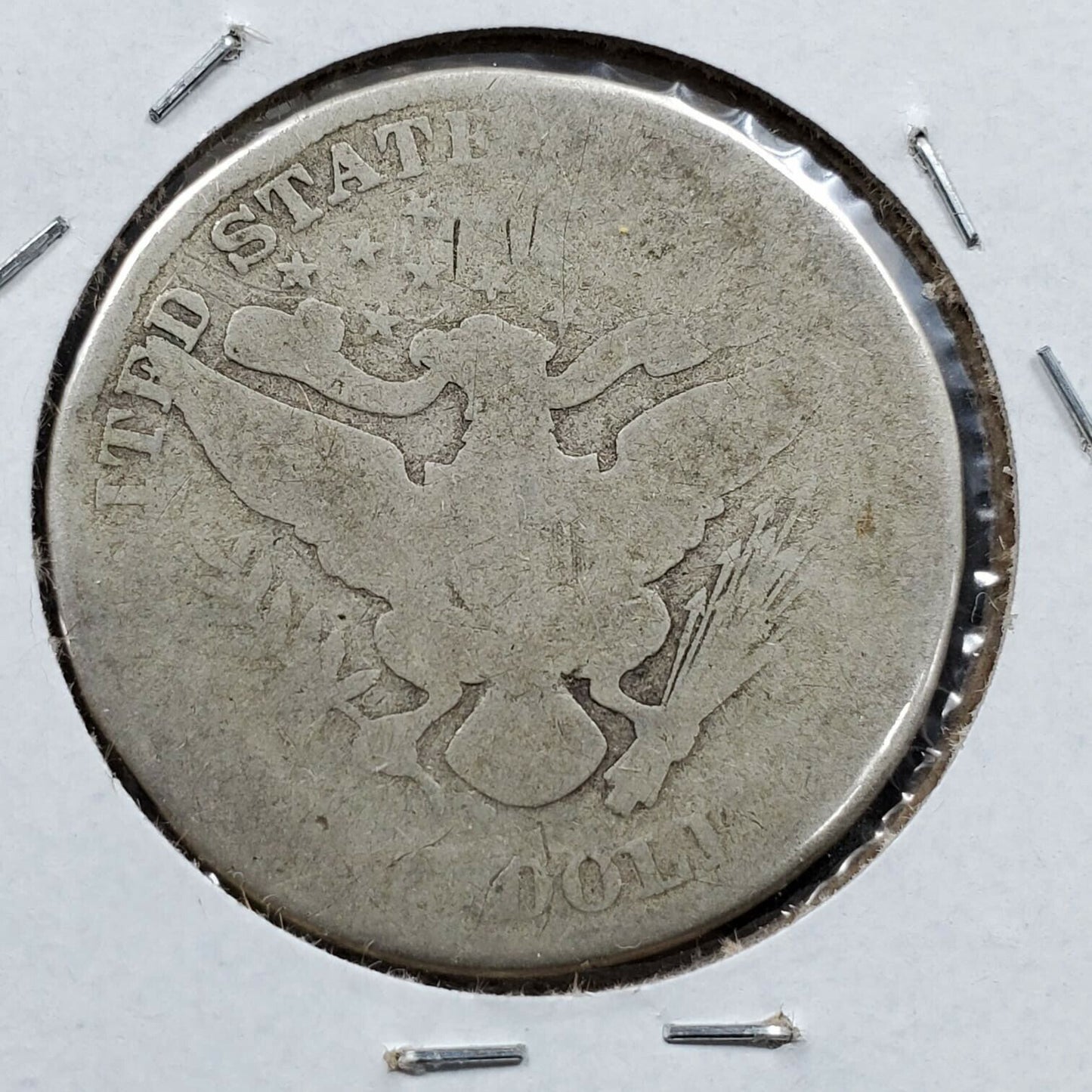 1907 P 50C Barber Silver HALF DOLLAR Coin Choice AG ABOUT GOOD Circulated