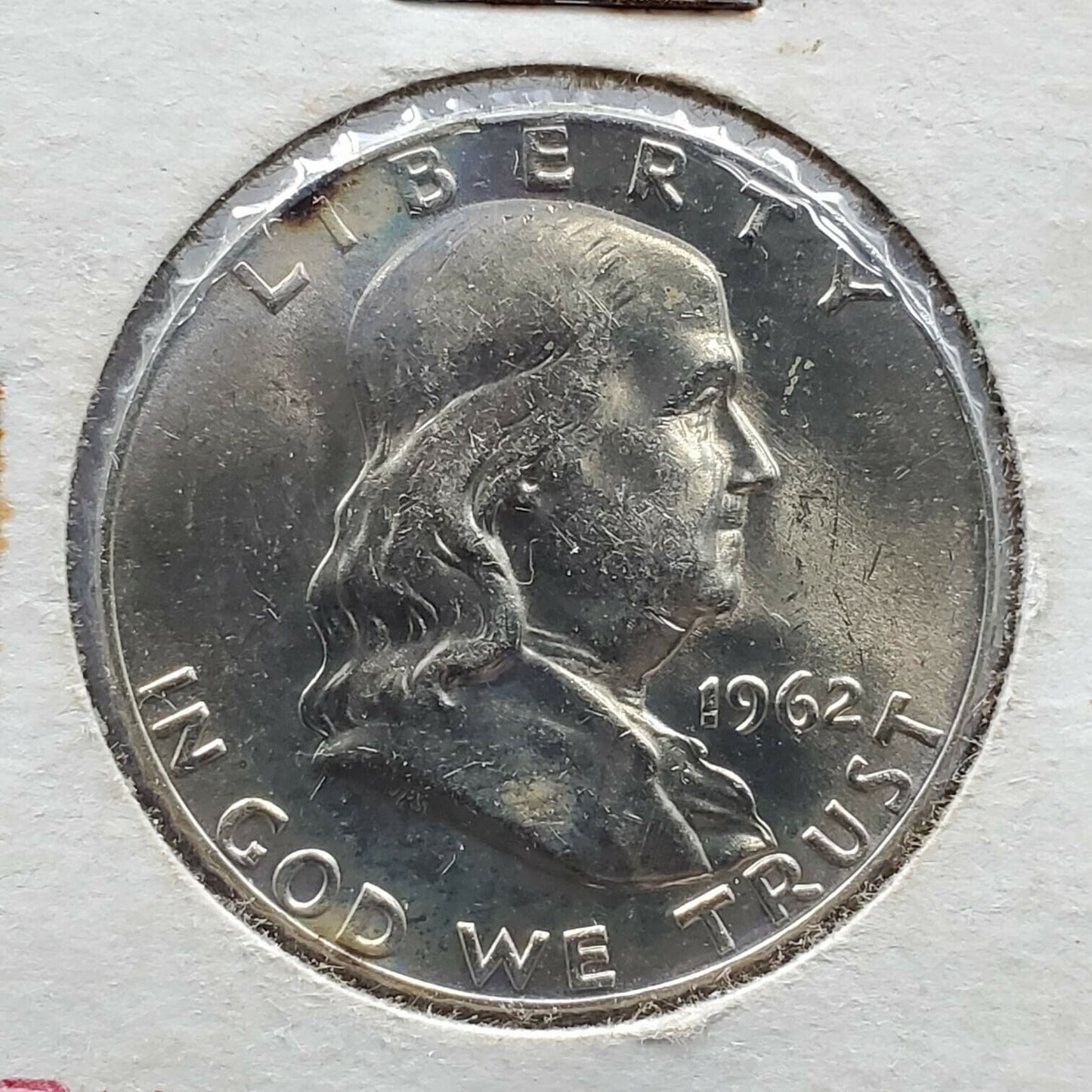 1962 D Franklin Silver Half Dollar Coin Choice BU Uncirculated Nice Coin