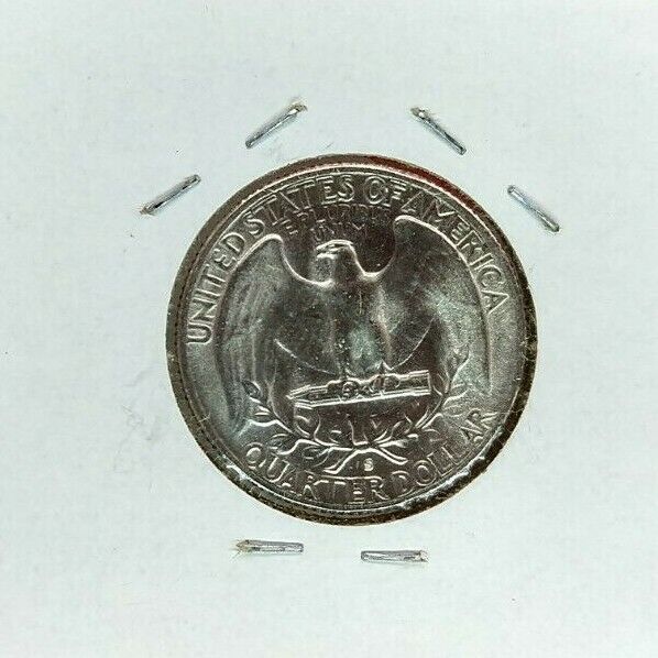 1954 S 25C Washington Quarter Silver Coin CHOICE BU UNC LAST YEAR OF BU ISSUE