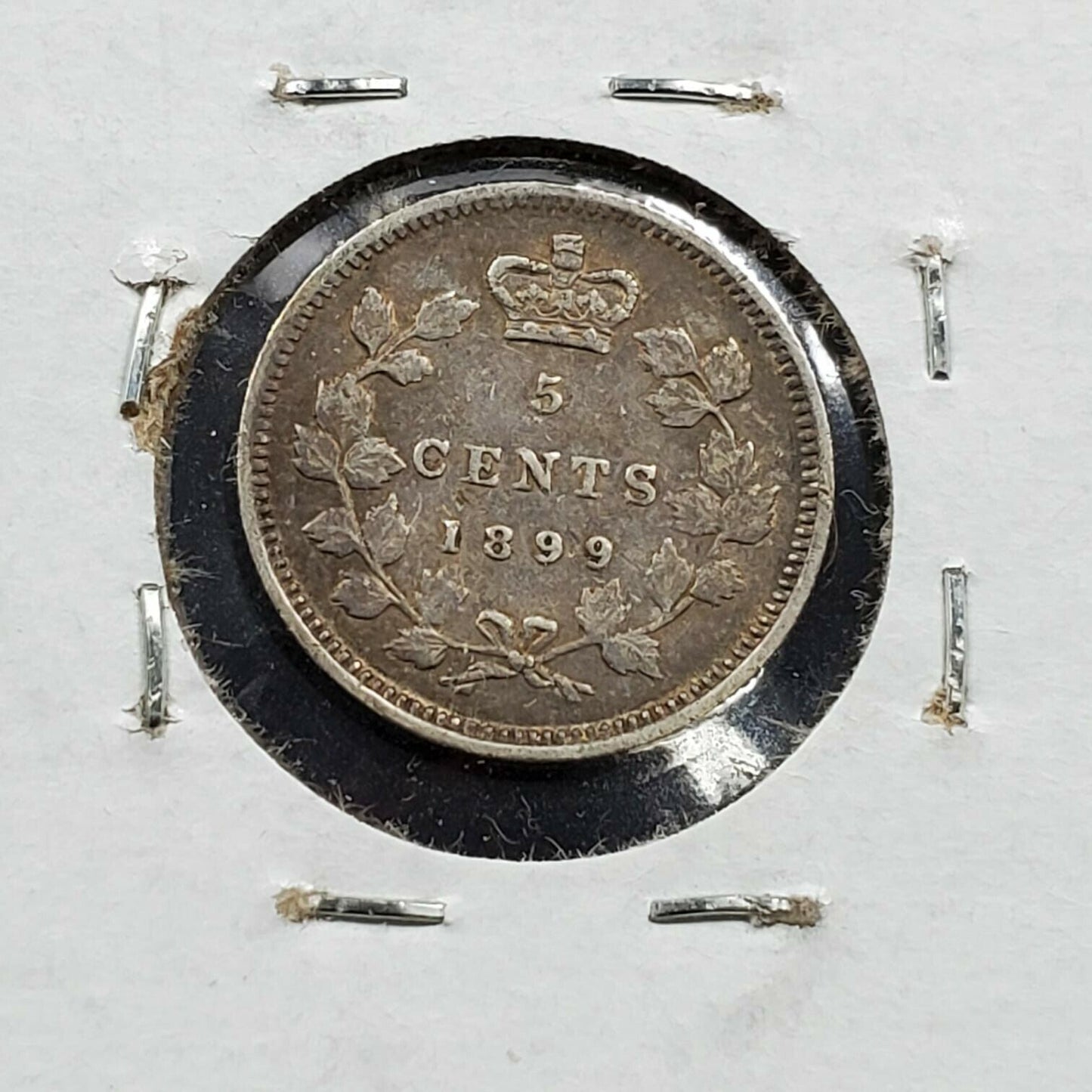 1899 5c Canada 5 Cents Silver Nickel Coin Choice XF Extra Fine Circulated