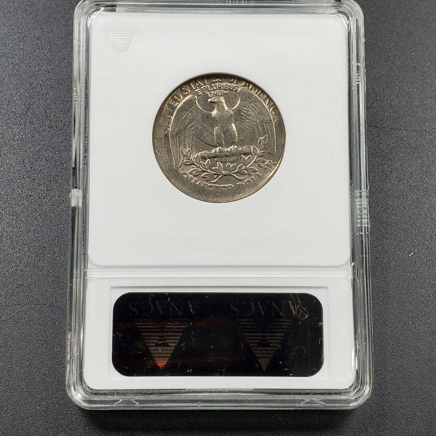 Off Center Error 1987 P Washington Quarter ANACS Circulated AU Details