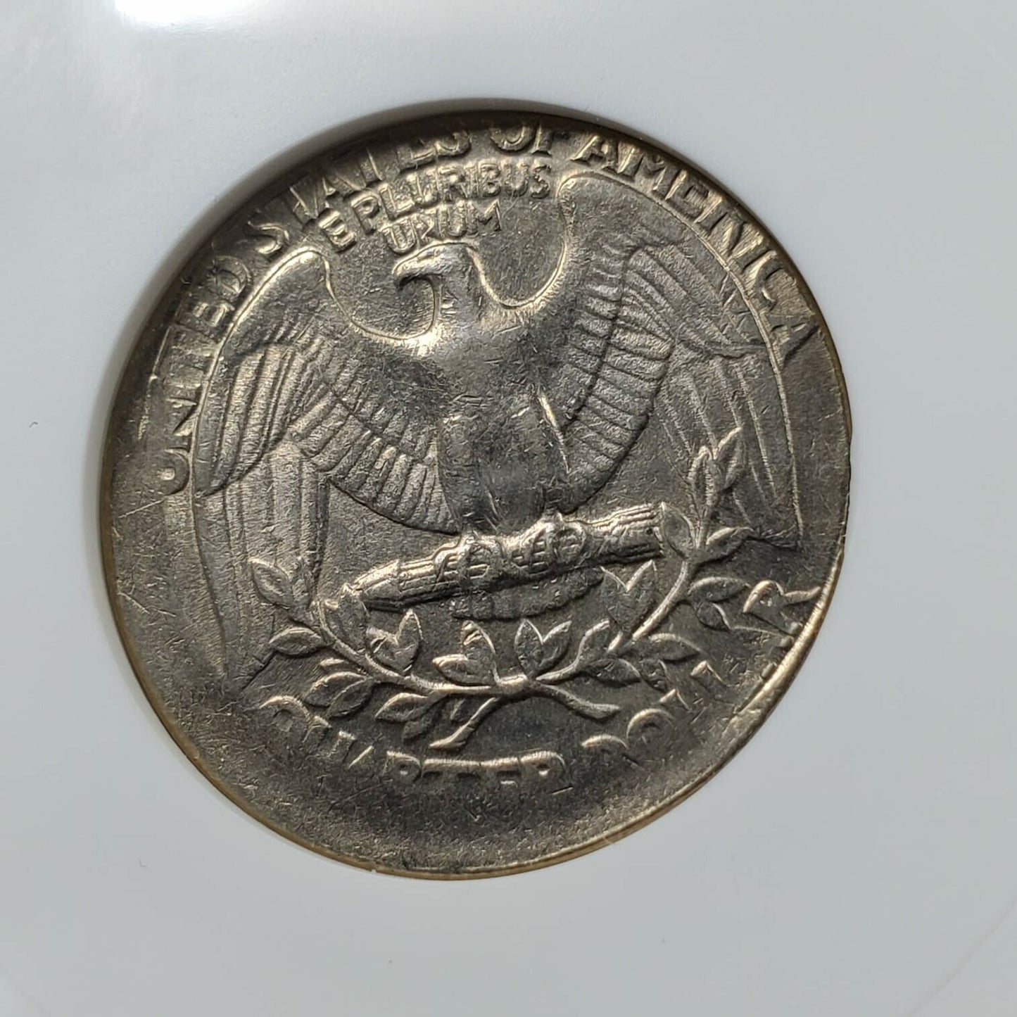 Off Center Error 1987 P Washington Quarter ANACS Circulated AU Details