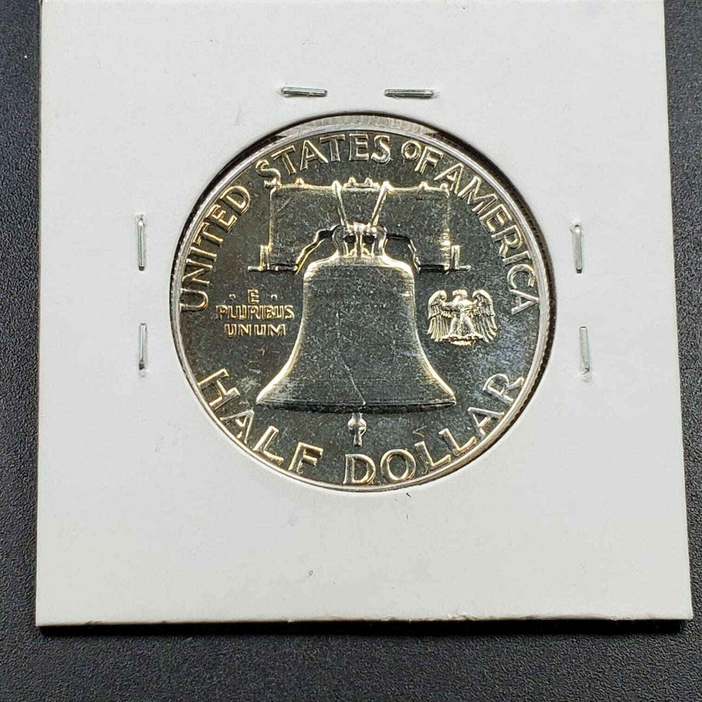 1961 P Franklin Silver Half Dollar Coin Nice Gem Proof Some Neat Toning