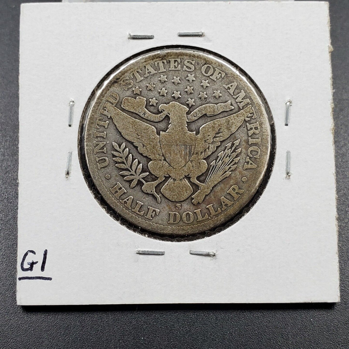 1910 S Barber Silver Half Dollar Coin Choice VG Very Good Nearly Fine Neat Toner