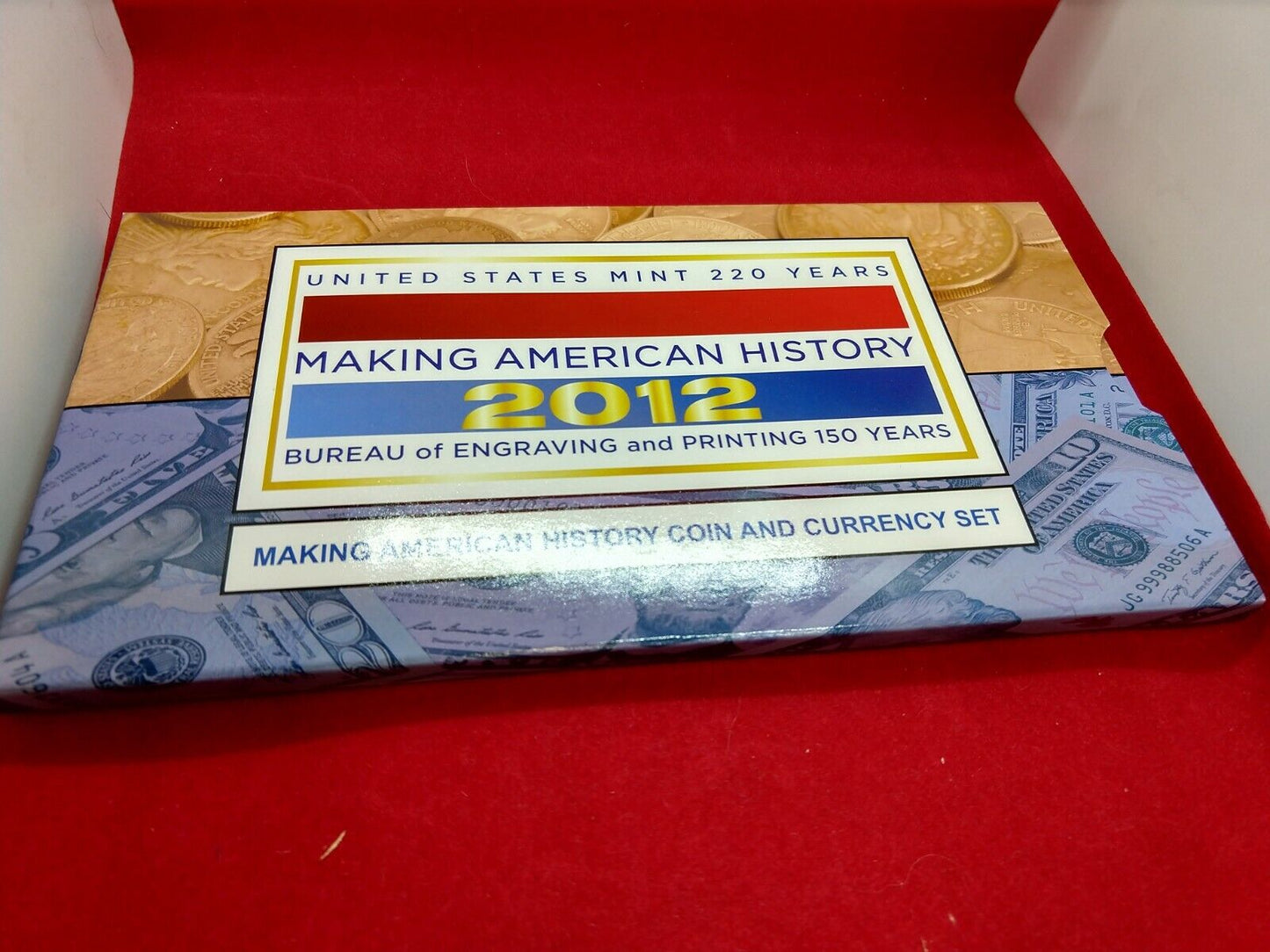 2012 Making American History Coin And Currency Set Opened OGP U.S. MINT UNC