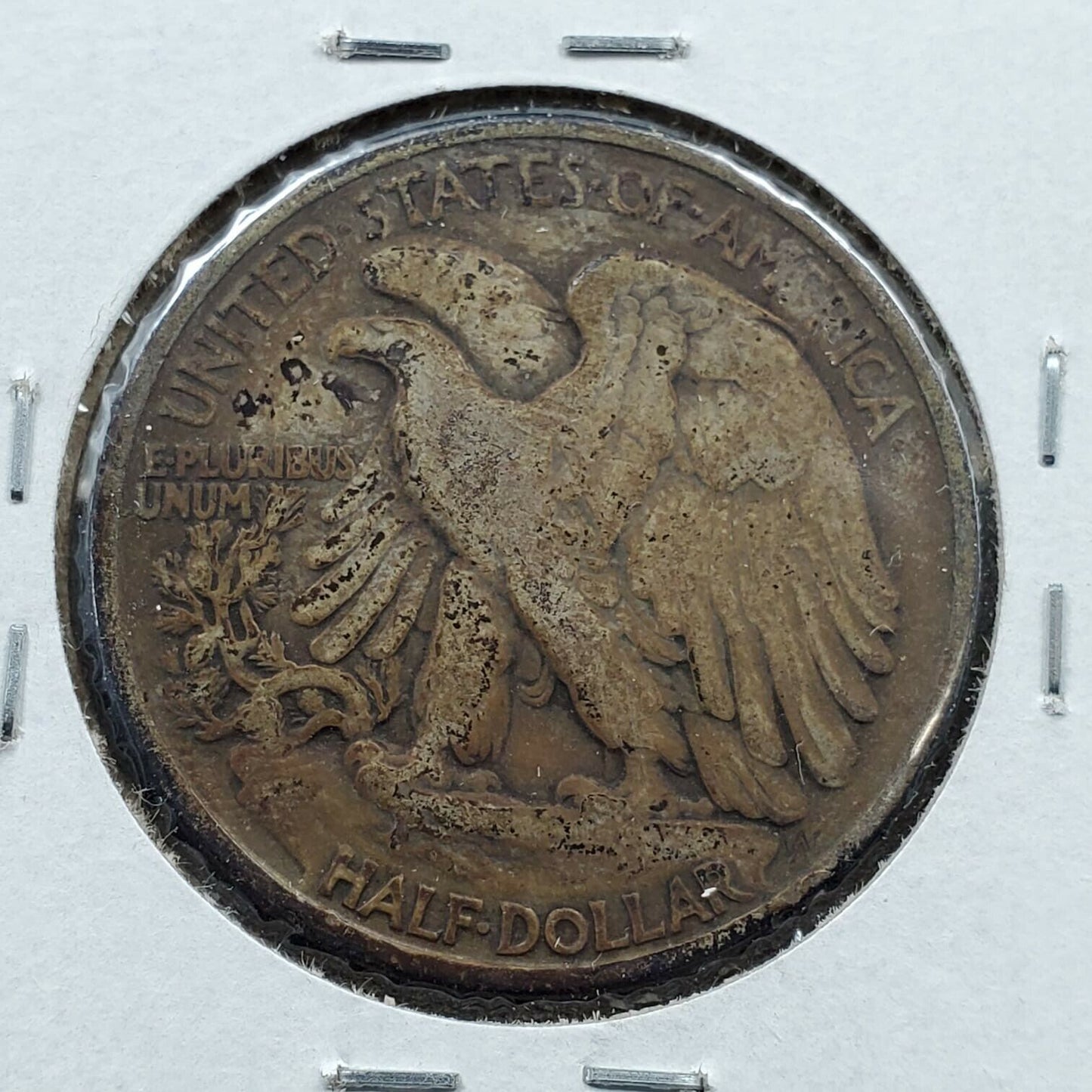1937 P Walking Liberty Silver Half Dollar Coin Circulated Nice Toning Toner