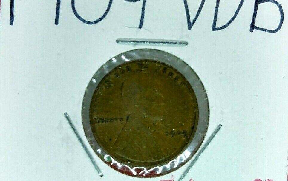 1909 P VDB Lincoln Wheat Cent Penny Coin Choice Circulated