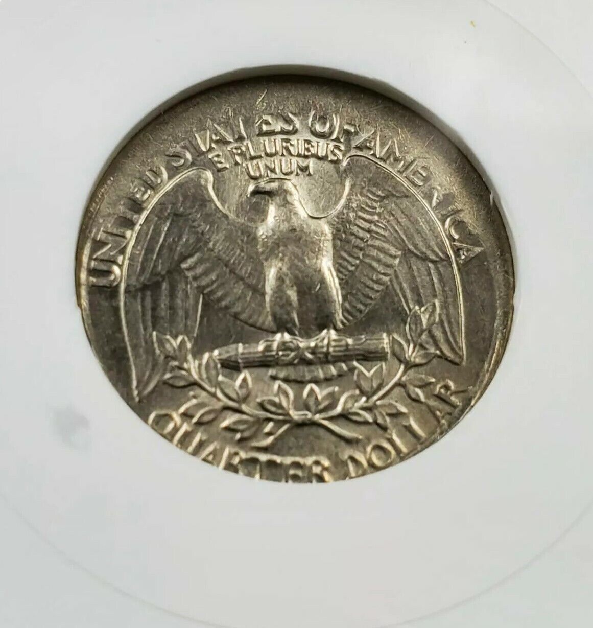 Large Broadstrike Error 1985 P Washington Quarter ANACS UNC Details Nice Coin