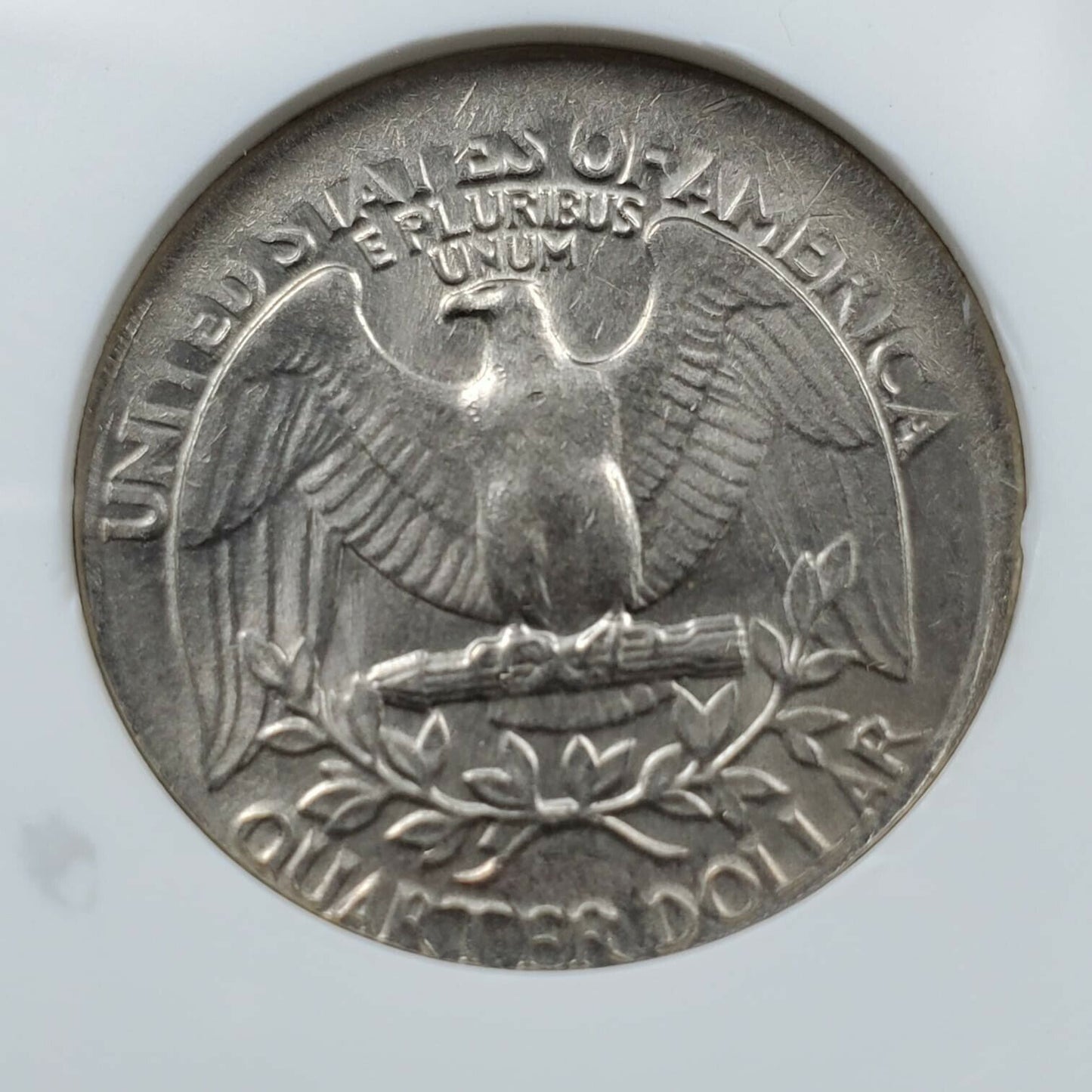 Large Broadstrike Error 1985 P Washington Quarter ANACS UNC Details Nice Coin
