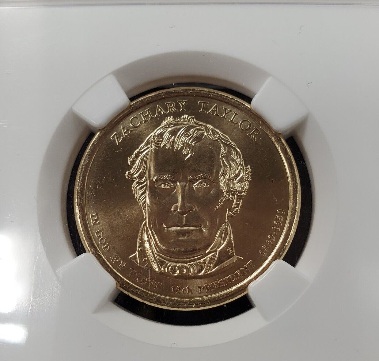2009 D Zachary Taylor Presidential Dollar Coin NGC Brillian First Day of Issue