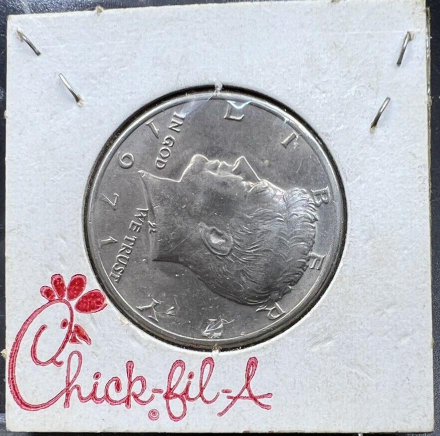 Chick Fil A BICENTENNIAL GIFT 1971 Kennedy Half Dollar CIRC