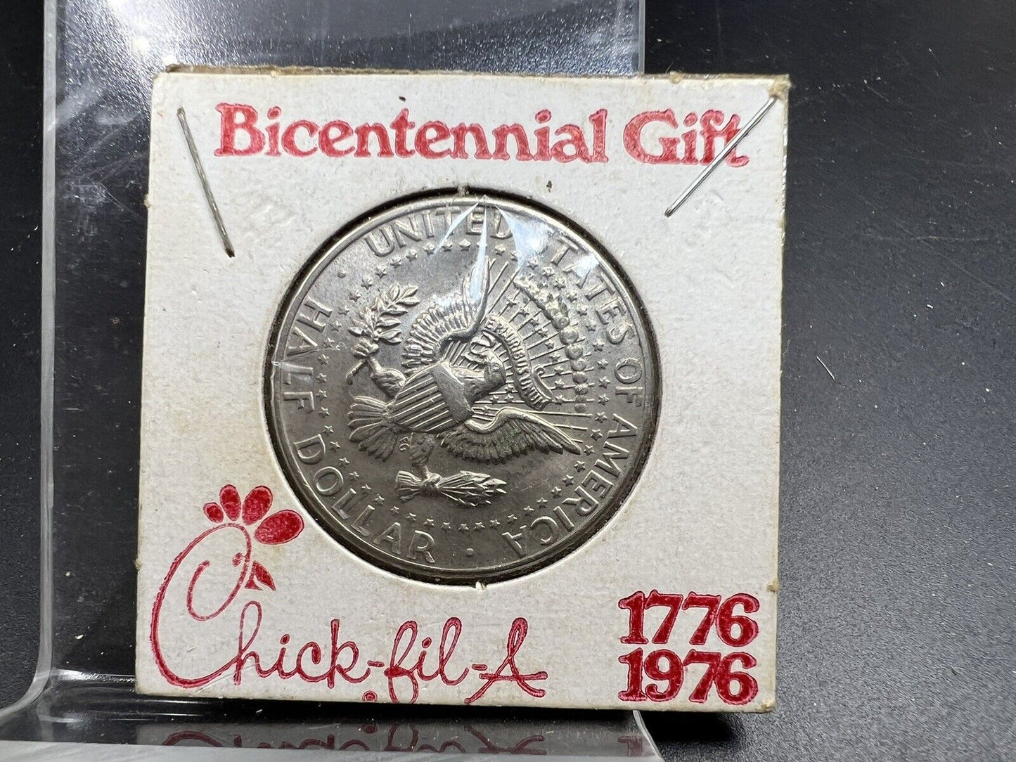 Chick Fil A BICENTENNIAL GIFT 1971 Kennedy Half Dollar CIRC