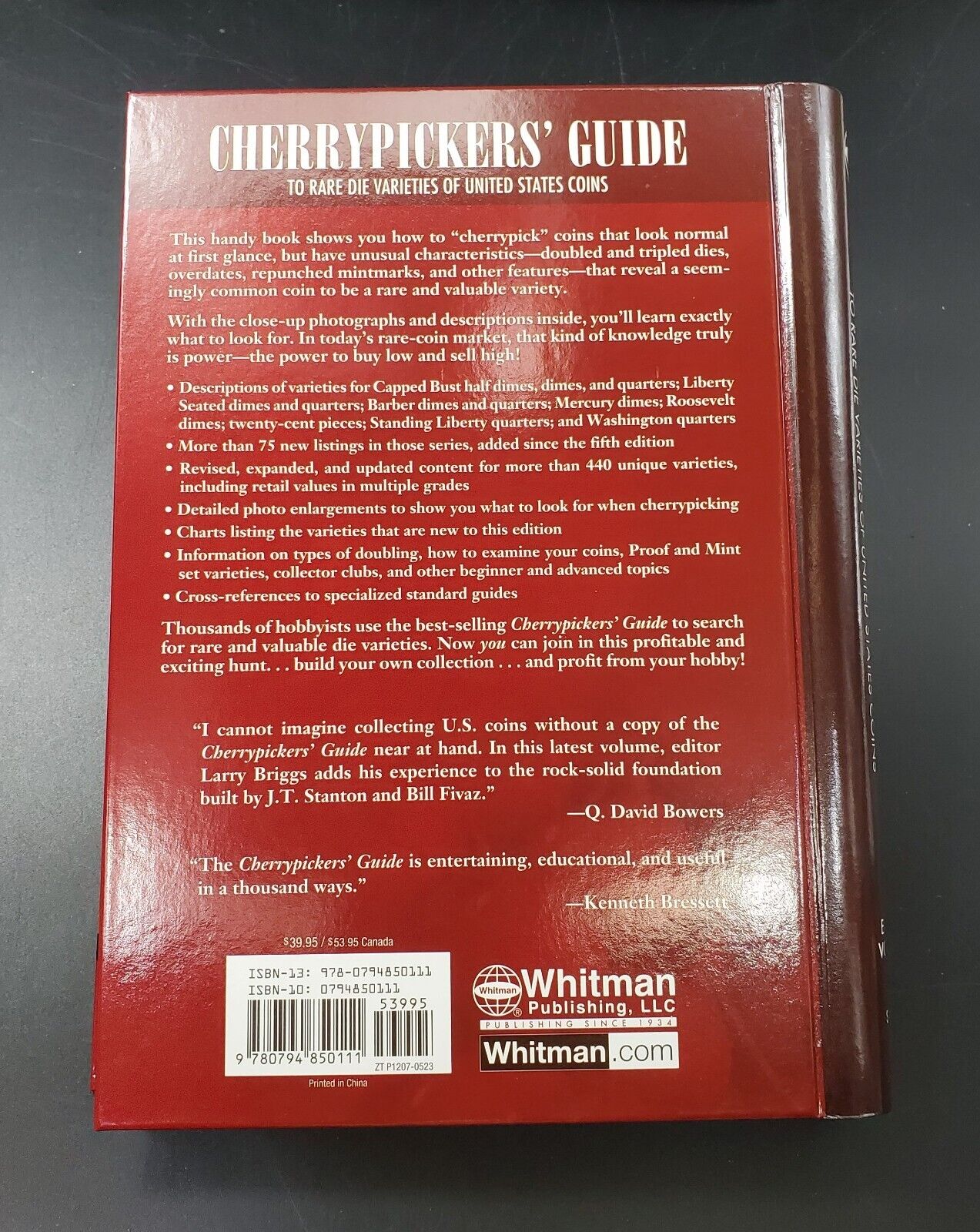 2023 CherryPickers' Guide 6th Edition Volume II HARDCOVER by Bill Fivaz -J.T.
