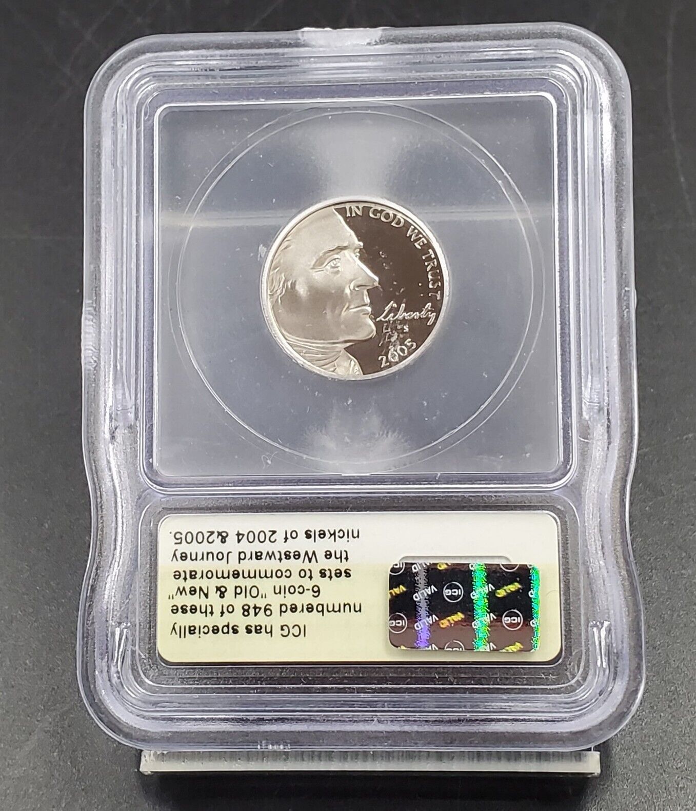 2005 S 5C Ocean View Jefferson Nickel ICG PR70 DCAM Deep Cameo