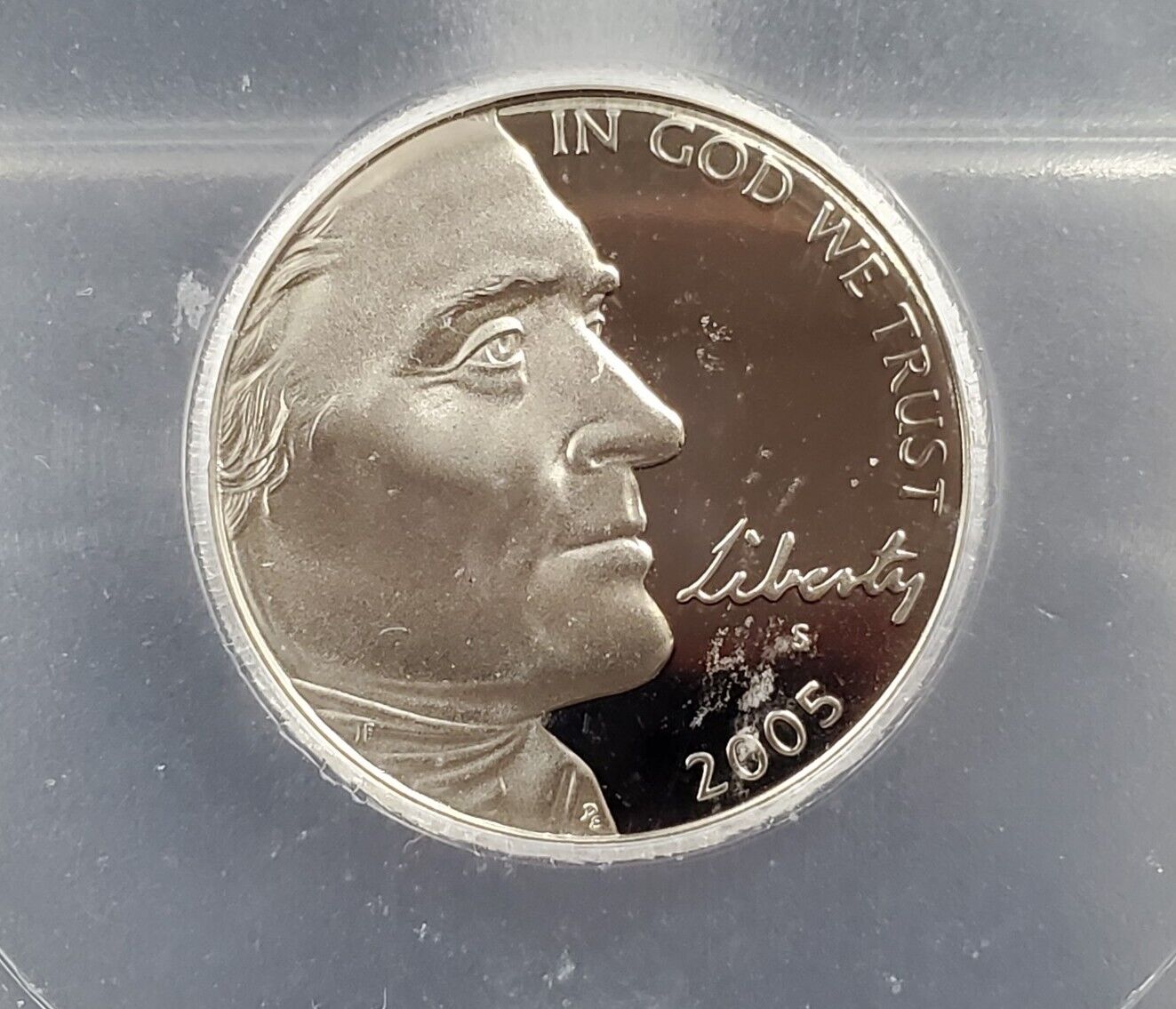 2005 S 5C Ocean View Jefferson Nickel ICG PR70 DCAM Deep Cameo