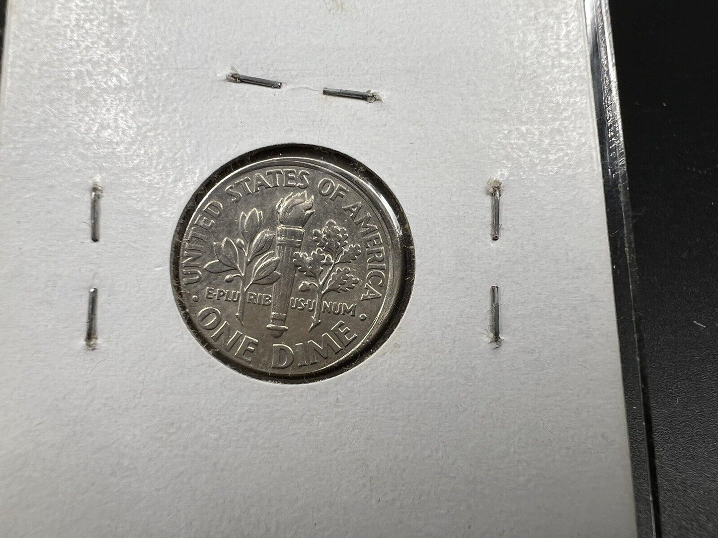 2005 P 10c Roosevelt Clad Dime Slight Off Center Broadstrike Error Coin Circ