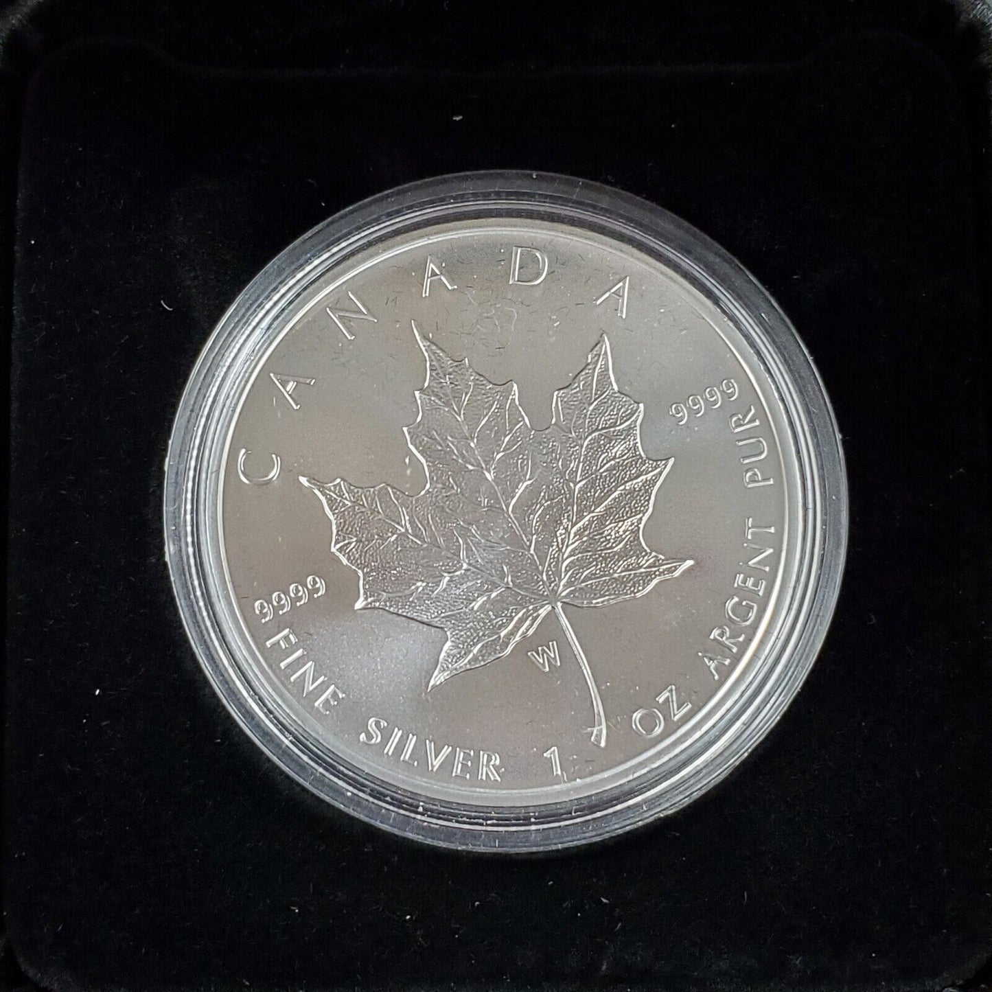 2020 $5 Fine Silver Coin - Maple Leaf W Mint Mark  Special Issue 1 OZ Silver