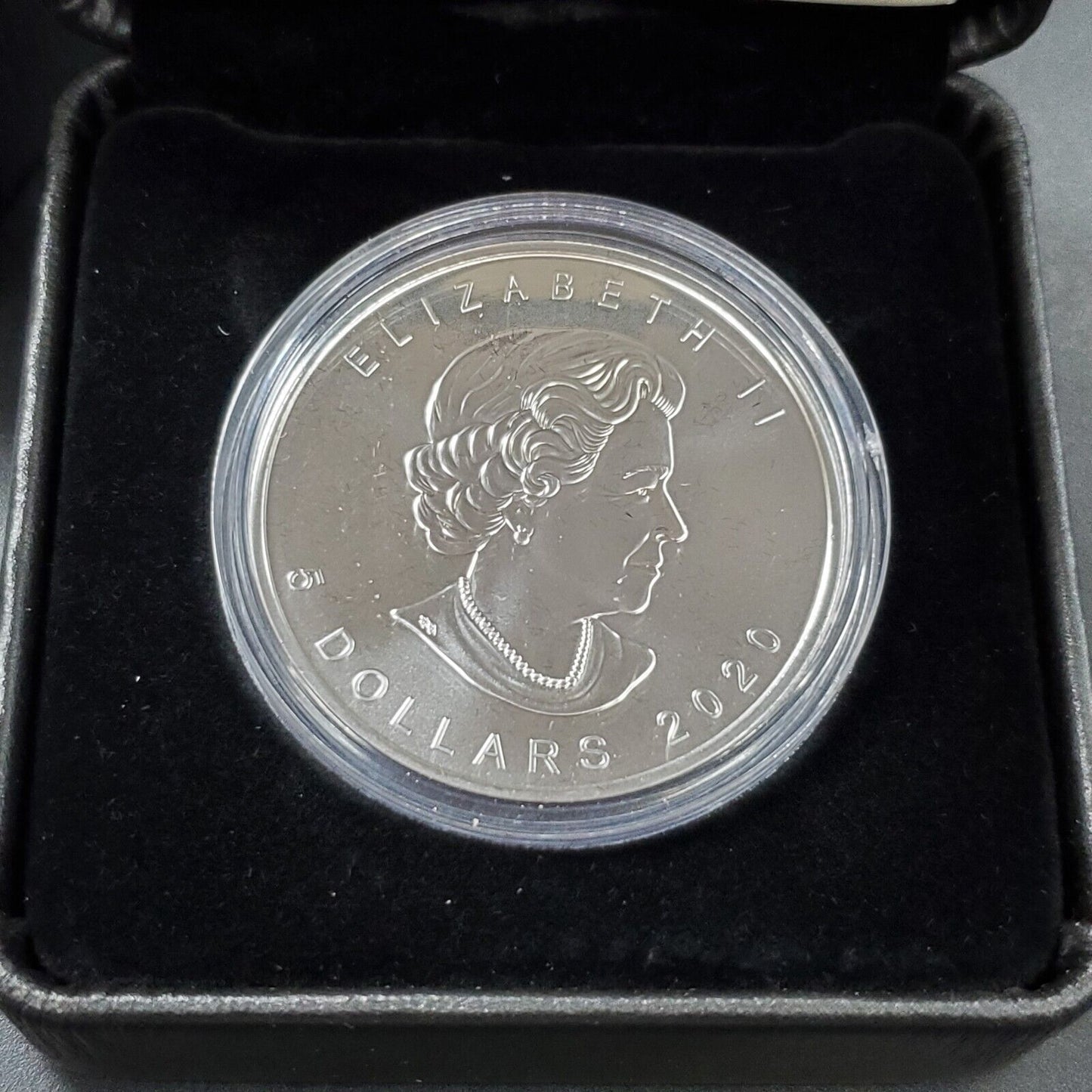 2020 $5 Fine Silver Coin - Maple Leaf W Mint Mark  Special Issue 1 OZ Silver