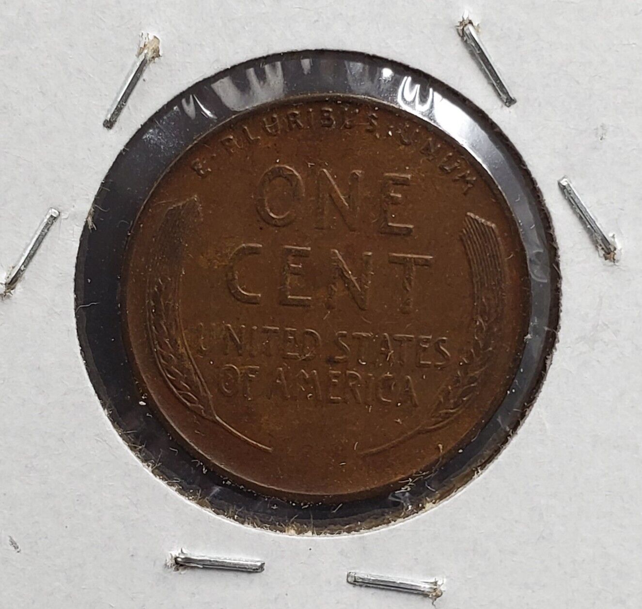 1933 D Lincoln Wheat Cent Penny Coin Circulated Laminated Planchet Error Fine