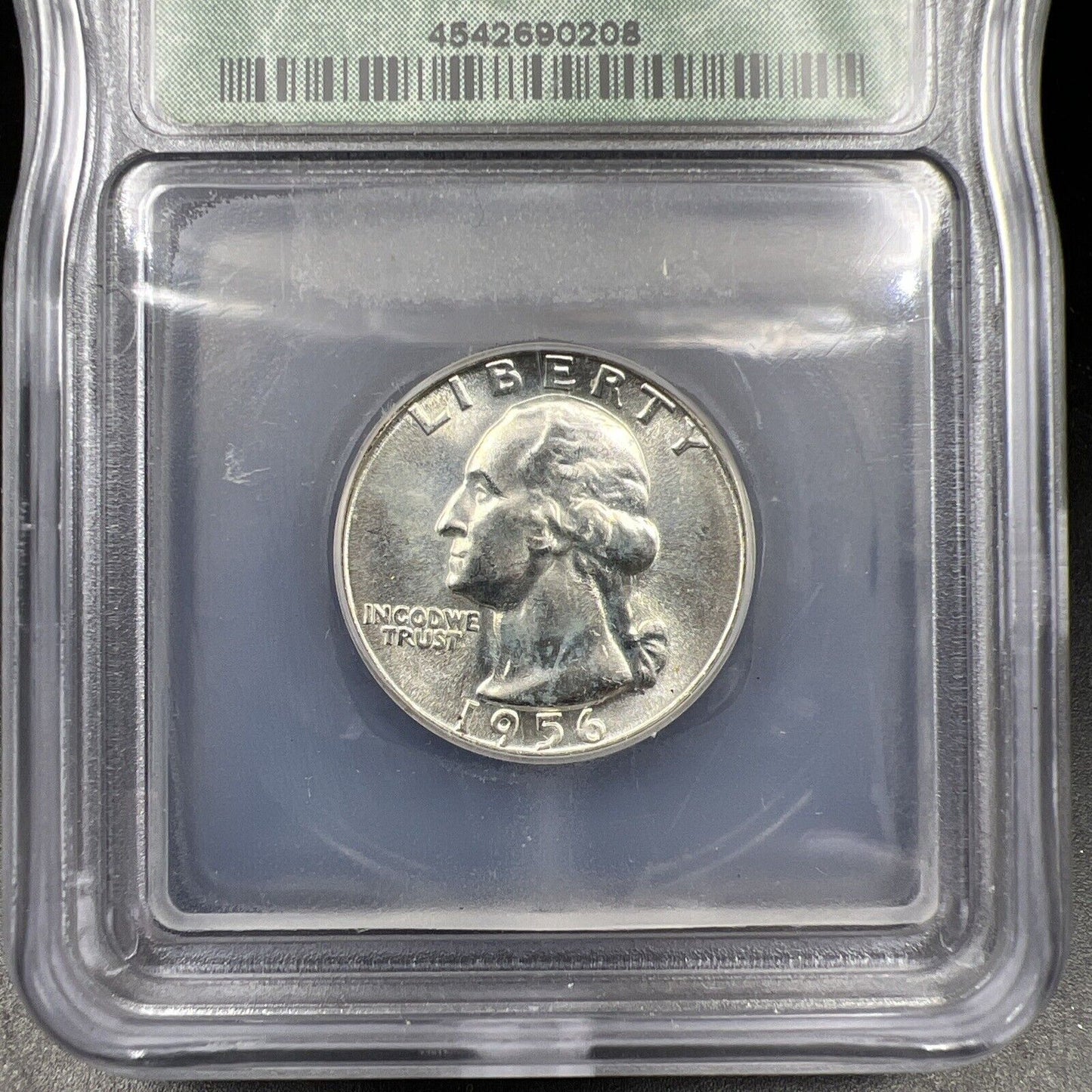 1956 P Washington Silver Quarter Coin ICG MS67 Gem BU Certified #208
