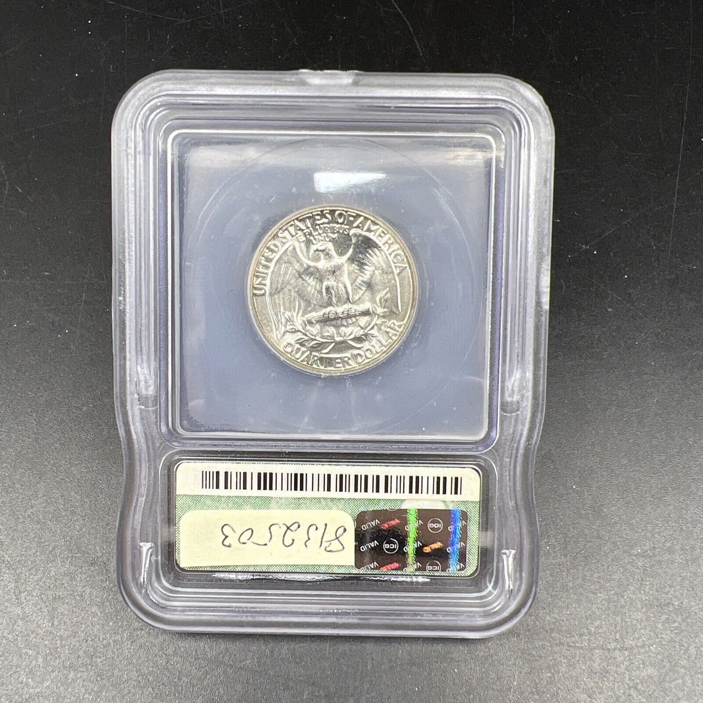 1956 P Washington Silver Quarter Coin ICG MS67 Gem BU Certified #208