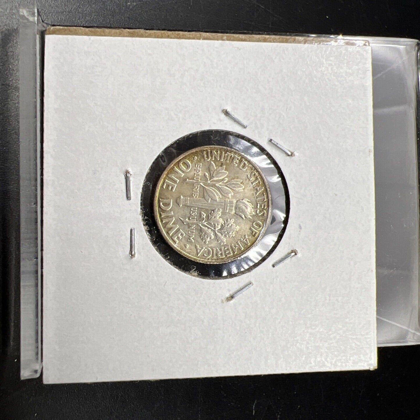 1964 P Roosevelt Silver Dime Uncirculated Neat Nice Toning Toner BU #Rd