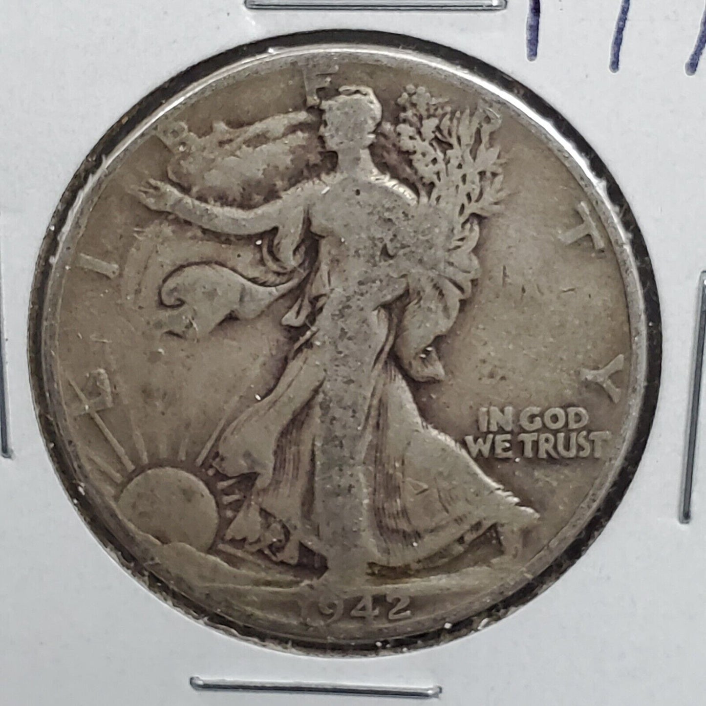 1942 P Walking Liberty DDO 001 Fs-101 Half Dollar Coin Doubled Die Obv Variety G