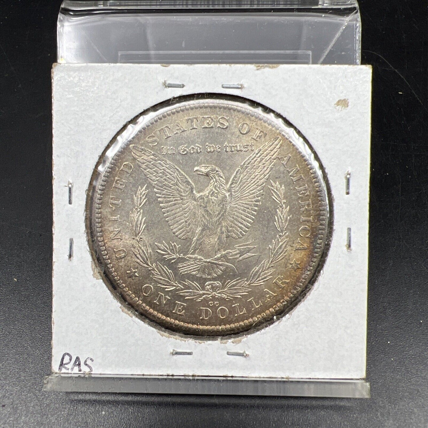 1878 CC Morgan 90% Silver Eagle Dollar Coin AVG BU UNC PQ Amber Toning Toner