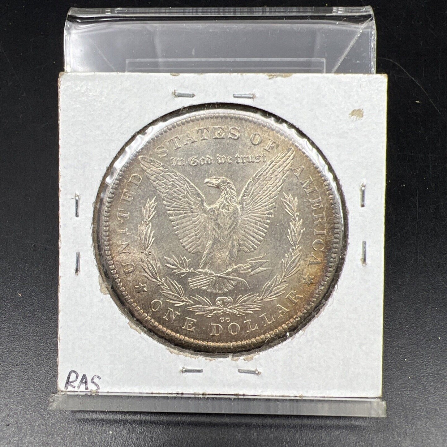 1878 CC Morgan 90% Silver Eagle Dollar Coin AVG BU UNC PQ Amber Toning Toner