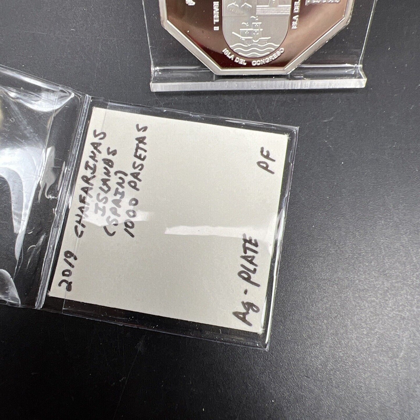 2019 Islas Chafarinas 1000 Pasetas Choice Proof Silver Plated Medal