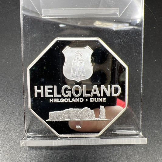 2017 Hegoland Dune Silver Plated Medal 20 Marks Choice Proof